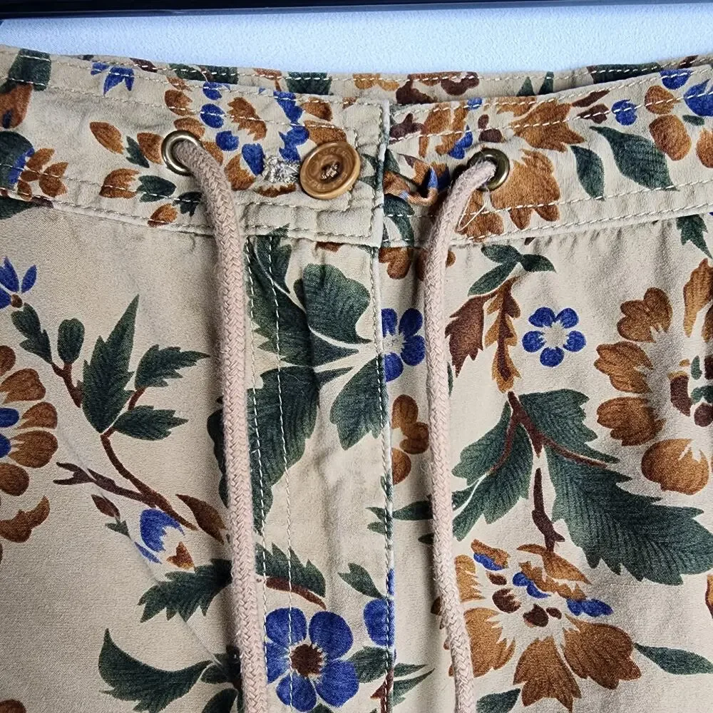 Vintage Lauren Ralph Lauren Floral Print Cropped Capri Pants | Women's 8